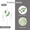 12pcs Artificial Wisteria Vine Hanging Rattan Garland Silk Flower for Wedding Party Home Garden Outdoor Ceremony Floral Décor, White